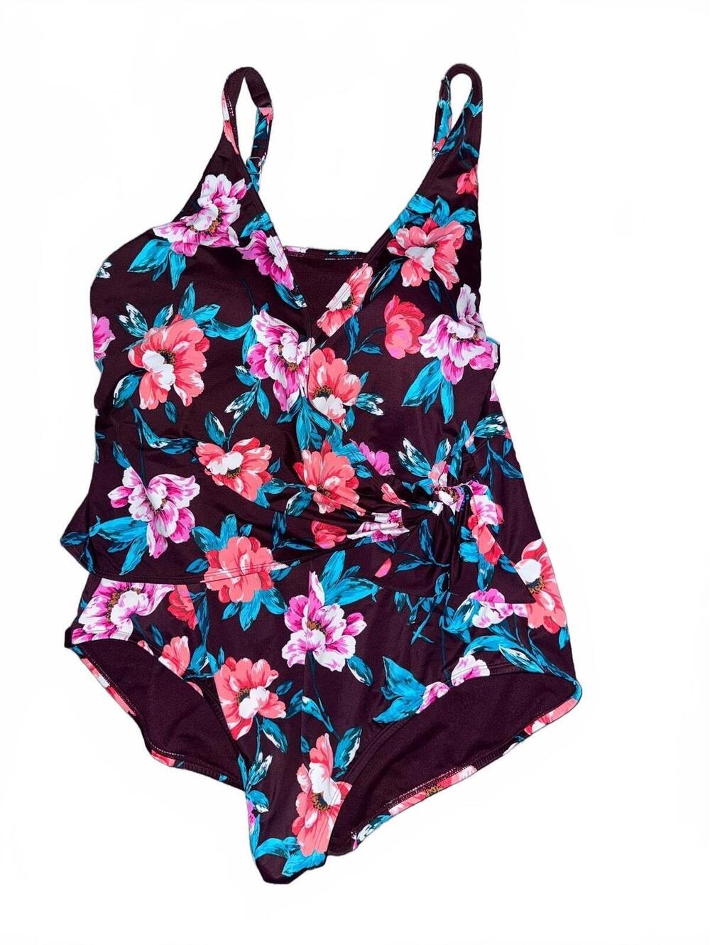Embrace Your Curves Floral One-Piece Swimsuit Size 2X